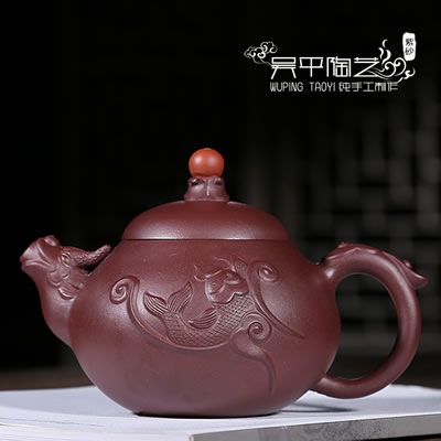 鱼化龙-吴平陶艺-6800元