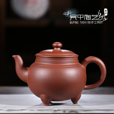 三脚高如意-吴平陶艺-12800元